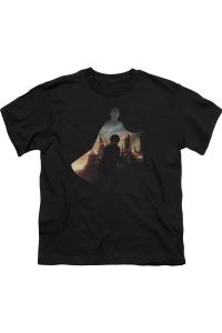 Футболка с коротким рукавом для детей "Гарри Поттер" с Волан-де-Мортом Gildan, черный