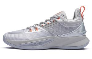 Баскетбольные кроссовки Restraint 3 Basketball Shoes Men Low-Top Silvery/vermilion-orange 361°