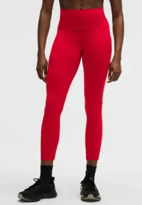 Леггинсы wunder train с высокой посадкой и карманами, размер 64 см. Lululemon, Oxford Red