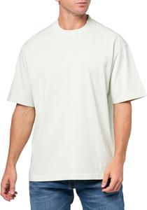 Мужская футболка BOSS с логотипом и воротником из одного джерси, Open Air Blue