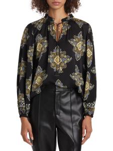 Рубашка Tani Printed из смесового шелка с длинными рукавами Elie Tahari, цвет Marsielle Print