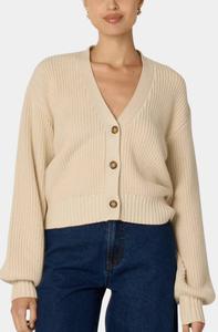 Эддисон Кардиган-свитер в кремовом цвете Cleobella