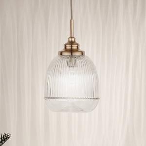 Подвесной светильник Nova Luce Mond Typ B, прозрачное стекло / алюминий - 1 лампа