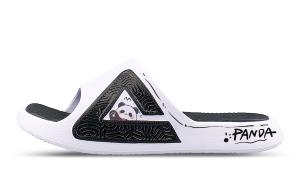 PEAK Сандалии-слайдеры State Pole Quiet, противоскользящие, износостойкие, унисекс, черно-белые