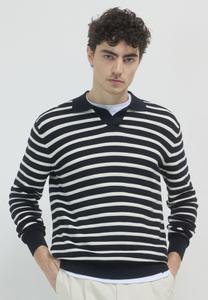 Лонгслив A RIGHE - Polo shirt Calliope, темно-синий