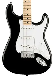 Squier Affinity Stratocaster с кленовой грифом (черный) - без кейса