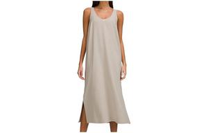 Женское платье без рукавов Lululemon, черное