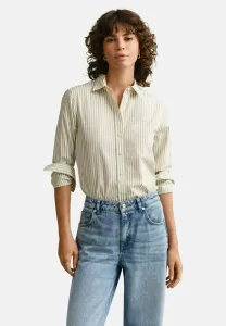 Классическая полосатая блузка reg на пуговицах Gant, Country Beige