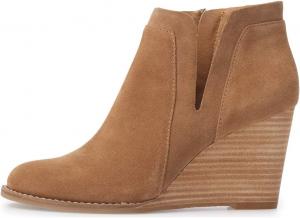 Женские ботильоны на высоком каблуке YDN с клиновидной подошвой, заостренным носком, на молнии по бокам, зимние сапоги, размеры 4-15 US, Brown