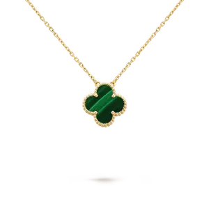 Кулон Van Cleef & Arpels Vintage Alhambra, 18-ct желтое золото, малахит