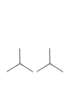 Серьги-гвоздики Y Y/Project, серебристый