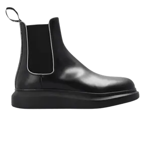 Ботинки Alexander McQueen Alexander McQueen Hybrid Chelsea Boot 'Black Silver', черный