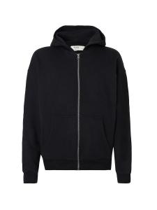 Толстовка с капюшоном на молнии HOLLISTER, черный