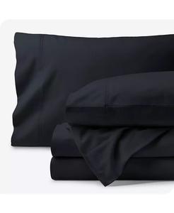 Комплект простыней из органической фланели Queen Bare Home, синий