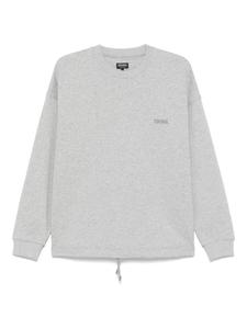Толстовка с вышитым логотипом Zegna, серый