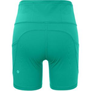 Быстрые и свободные повседневные шорты 6" Women's Lululemon, зеленый