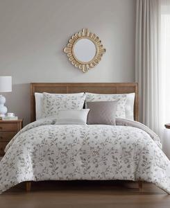 Комплект постельного белья lisandra botanical из 9 предметов, размер queen. Macy's, Beige