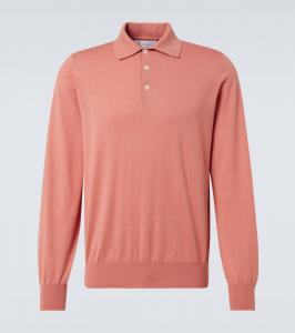 Хлопковый поло свитер Brunello Cucinelli, CDW78