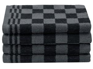 Чайные полотенца Zollner, 50x50 см, черный