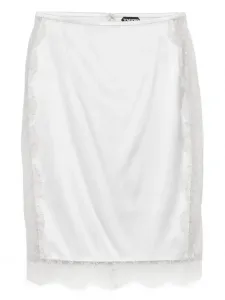 Юбка с кружевными деталями TOM FORD, серый