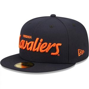 Мужская приталенная шляпа New Era Navy Virginia Cavaliers Griswold 59FIFTY