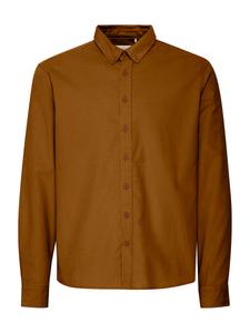 Рубашка на пуговицах классического кроя BLEND BHBEKIR, Cognac