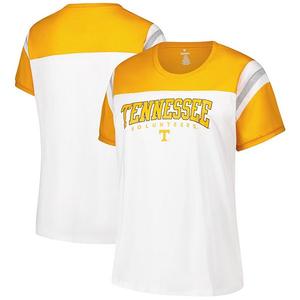 Женская белая футболка Tennessee Volunteers plus size Fanatics