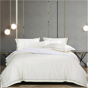 ADovz Комплект постельного белья из египетского хлопка ADovz с вышивкой White