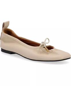 Женские кожаные балетки Rosalind ALOHAS, коричневый/бежевый