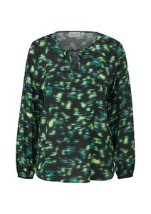 Блуза comma casual identity, зеленый/черный