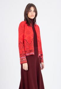 Кардиган Ivko JACQUARD ORNAMENT PATTERN, Coral