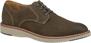 Мужские туфли Johnston & Murphy Upton с гладким носком из кожи на шнуровке, темно-коричневый