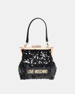 Мини-сумка с съемным ремнем Love Moschino, черный