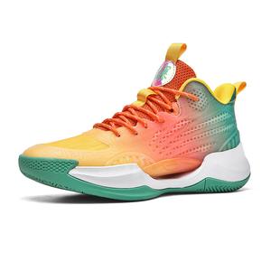 TONYBEAR Мид-топ баскетбольные кроссовки унисекс жёлто-зелёные, цвет Yellow Green