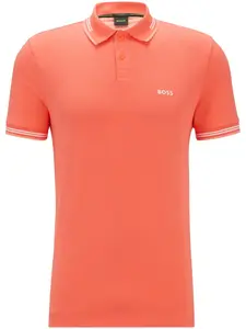 Рубашка поло с логотипом Boss, красный