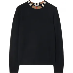 Burberry Свитер мужской черный Crew Neck Moderate