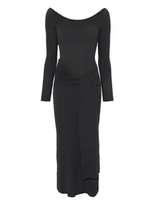 Трикотажное платье макси Aya Muse, синий