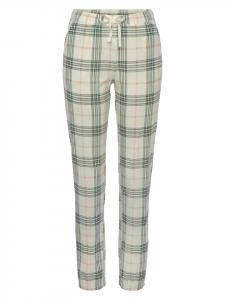 Пижамные брюки VIVANCE DREAMS, цвет creme-grün-kariert