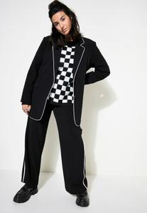 Блейзер PIPING Studio Untold, черный