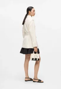 Квадратная сумка-тоут Karl Lagerfeld, White/Black