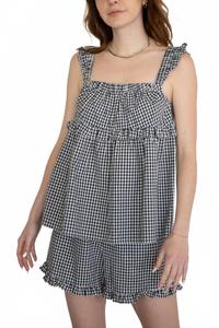 Женский топ Maida темно-синего цвета Things Between, темно-синий