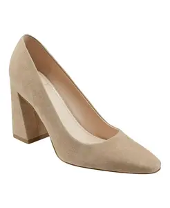 Женские туфли-лодочки Yalina на устойчивом каблуке без застежки Marc Fisher LTD, белый