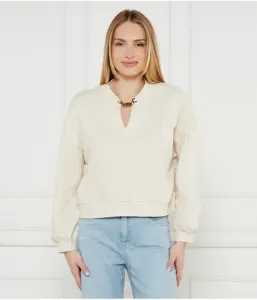 Толстовка regular fit Twin-Set, экрю