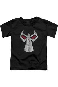 Футболка с коротким рукавом для малышей с маской Бэйна из Batman Gildan, черный