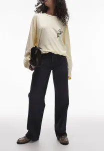 Джинсы свободного кроя ember Topshop, Black Denim