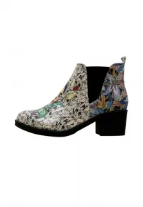 Ботильоны на платформе eve kahlowithflowers handgefertigt Dogo, Beige