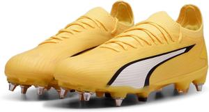 Футбольные бутсы PUMA Rapido III TT для мужчин, белый/черный/желтый