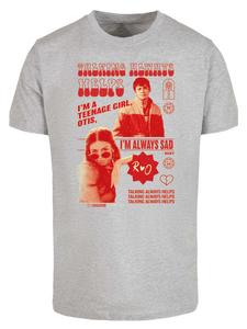 Футболка с надписью Половое воспитание Отиса Разговаривающий Отис помогает сериалу Netflix в сером меланжевом цвете F4NT4STIC