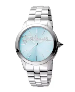 Женские серебряные часы с браслетом из нержавеющей стали, 36 мм Just Cavalli, silver