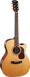 Акустико-электрогитара Cort GOLDA6 серии Gold, модель A6, формат Grand Auditorium с вырезом. Натуральный глянцевый